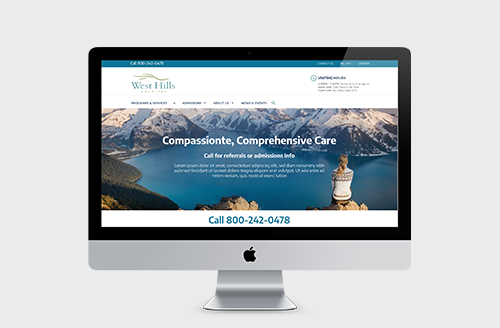 West Hills Hospital WordPress Child Theme Website